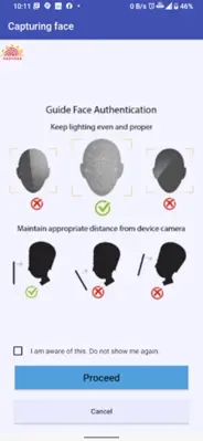 AadhaarFaceRd android App screenshot 1